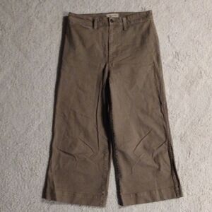 Madewell Size 30 Classic Brown Chinos Baggy Oversized Relaxed Wide Fit
